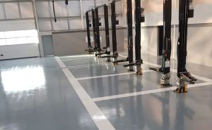 Pavimentos para talleres de automoción en Valencia
